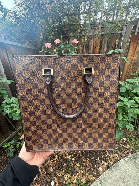 Louis Vuitton Handbags - LOUIS VUITTON Damier Ebene Canvas Venice Sac Plat Bag
